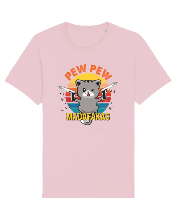 Pew Pew Madafakas  Cotton Pink