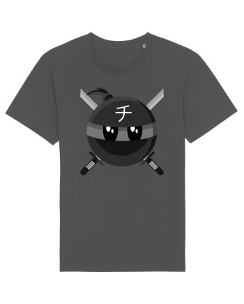 Black ninja emoticon CHI symbol Anthracite