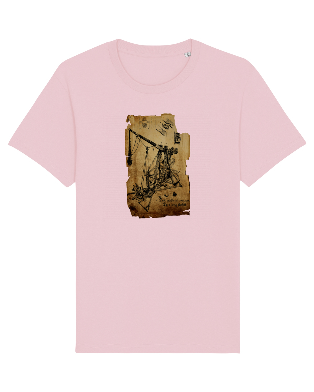 Tricou mânecă scurtă Unisex Rocker Cotton Pink