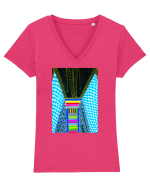 Zestre Tricou mânecă scurtă guler V Damă Evoker