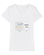 Monstrule! Tricou mânecă scurtă guler V Damă Evoker