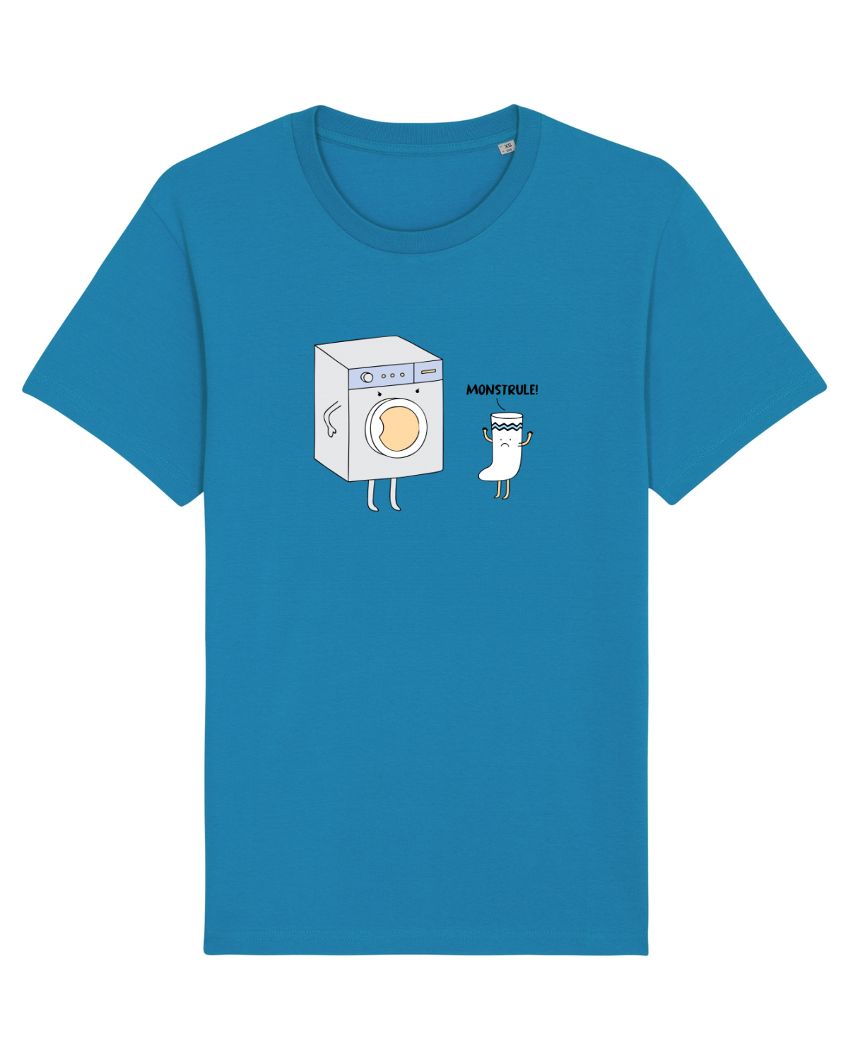 Tricou mânecă scurtă Unisex Rocker Azur