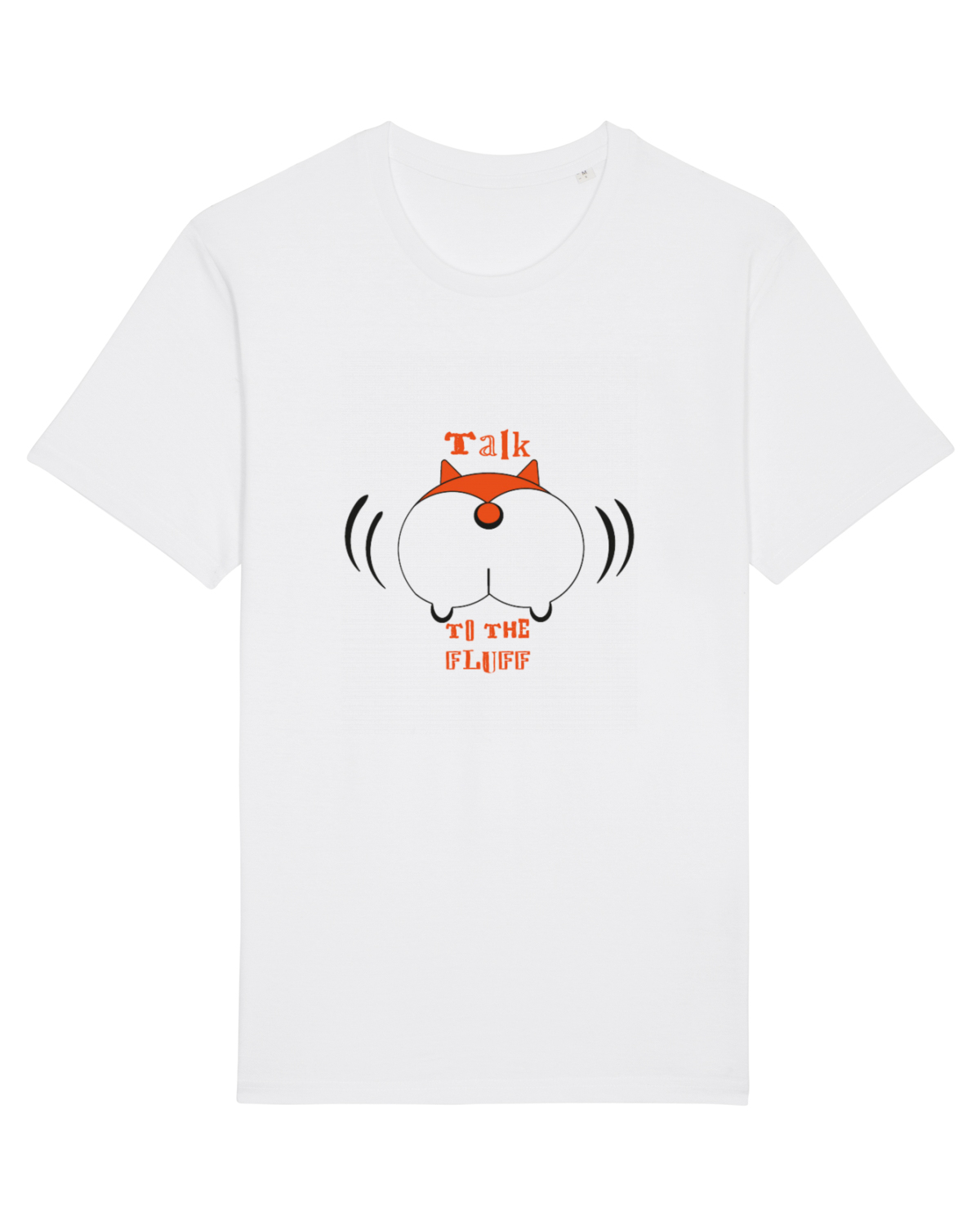 Tricou mânecă scurtă Unisex Rocker White