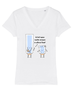 PRESIUNE Tricou mânecă scurtă guler V Damă Evoker