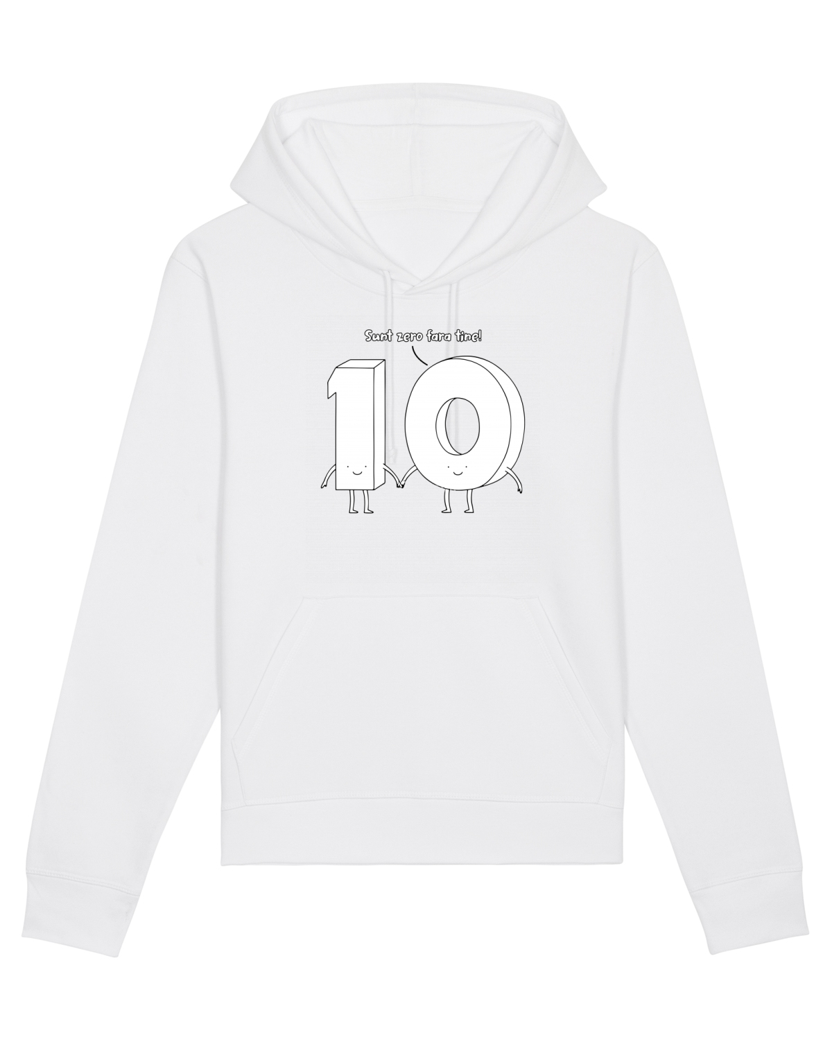 Hanorac Unisex Drummer White