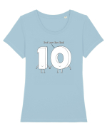 Sunt zero fara tine! Tricou mânecă scurtă guler larg fitted Damă Expresser