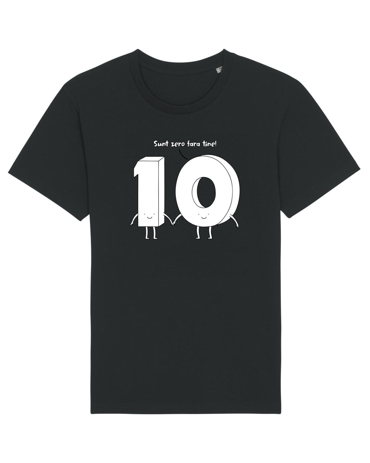 Tricou mânecă scurtă Unisex Rocker Black
