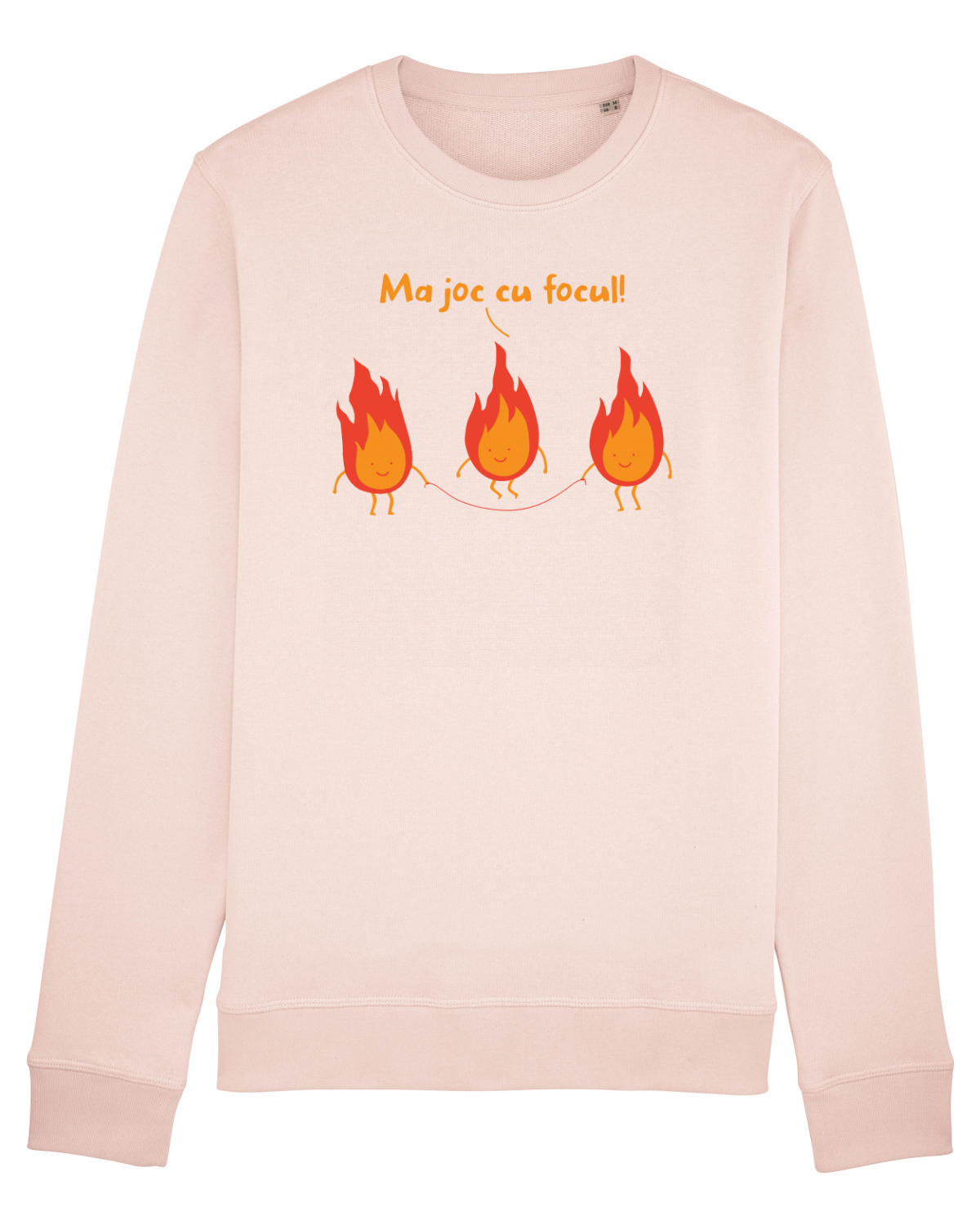 Bluză mânecă lungă Unisex Rise Candy Pink