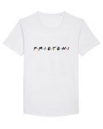 PRIETENI Tricou mânecă scurtă guler larg Bărbat Skater