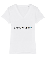 DUSMANI Tricou mânecă scurtă guler V Damă Evoker