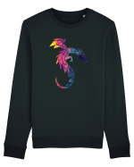 Geometric Fire And Ice Dragon Bluză mânecă lungă Unisex Rise
