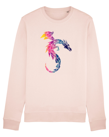 Geometric Fire And Ice Dragon Candy Pink