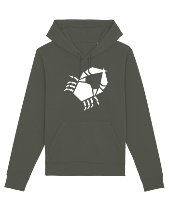 Cute Geometric Crab - Origami Style Khaki
