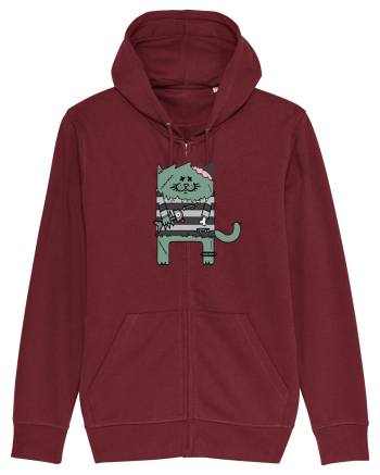 Zombie Cat Burgundy