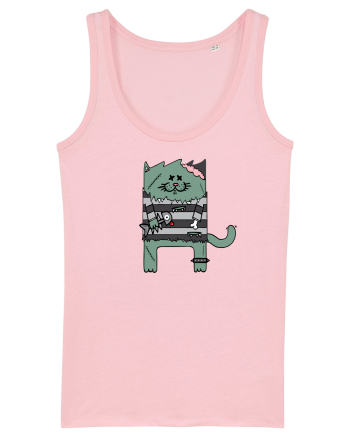 Zombie Cat Cotton Pink