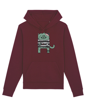 Zombie Cat Burgundy
