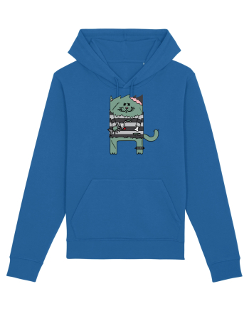 Zombie Cat Royal Blue