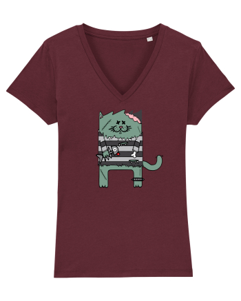Zombie Cat Burgundy