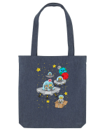 Space Cats Sacoșă textilă
