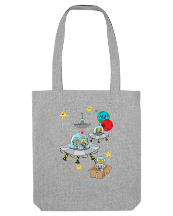 Space Cats Heather Grey