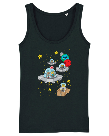 Space Cats Black