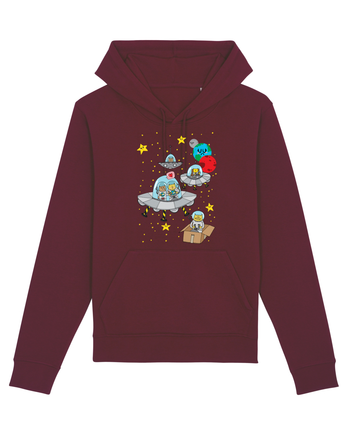 Hanorac Unisex Drummer Burgundy