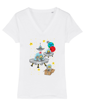Space Cats White