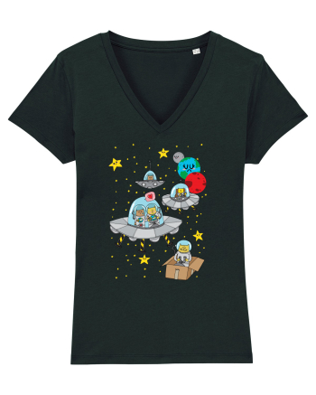 Space Cats Black