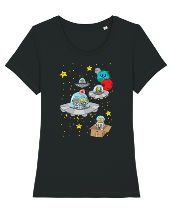 Space Cats Black
