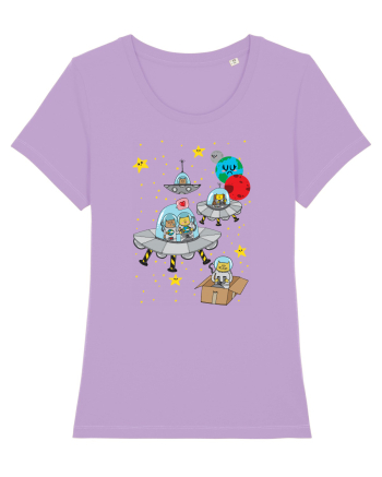 Space Cats Lavender Dawn
