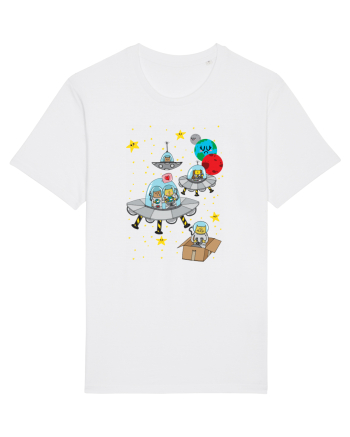 Space Cats White