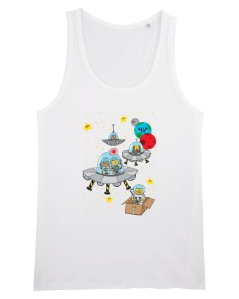 Space Cats White