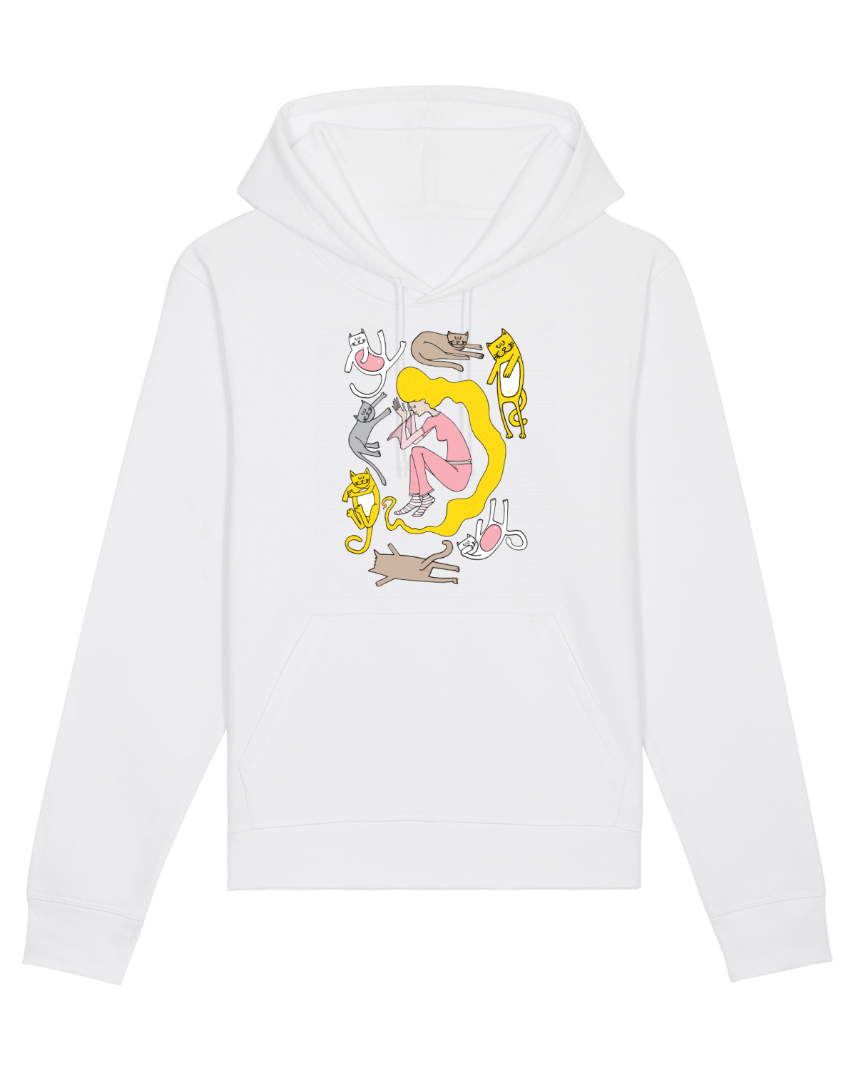 Hanorac Unisex Drummer White