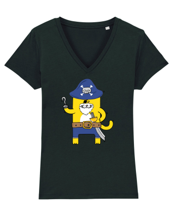 Pirate Meow Black