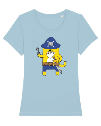 Pirate Meow Sky Blue