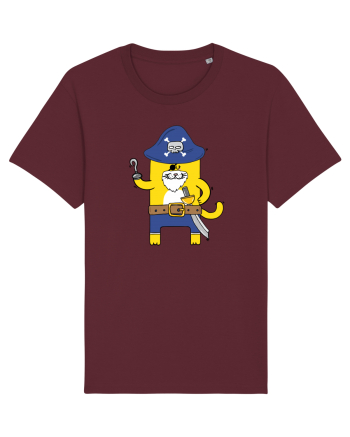 Pirate Meow Burgundy