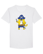 Pirate Meow Tricou mânecă scurtă guler larg Bărbat Skater