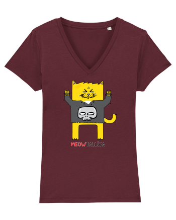 Meowtallica Burgundy