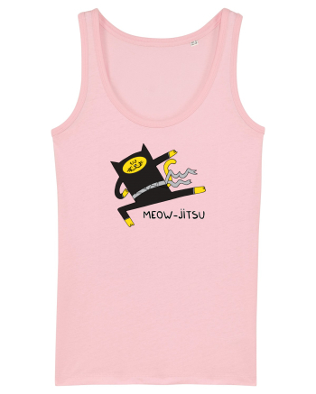 Meow-Jitsu Cotton Pink