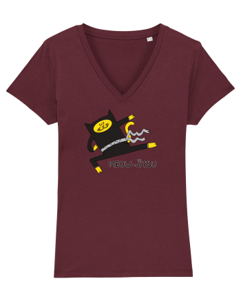 Meow-Jitsu Burgundy
