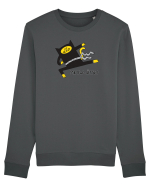 Meow-Jitsu Bluză mânecă lungă Unisex Rise
