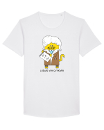 Ludwig van Cathoven Tricou mânecă scurtă guler larg Bărbat Skater