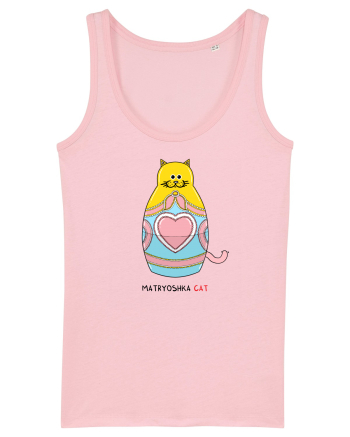 Matryoshka CAT Cotton Pink