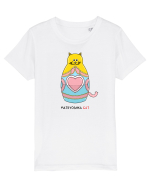 Matryoshka CAT Tricou mânecă scurtă  Copii Mini Creator