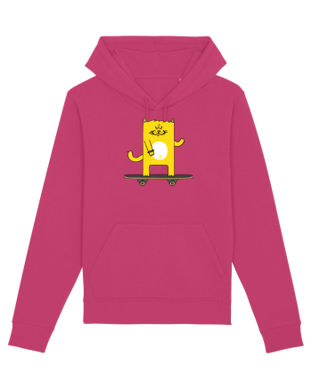 Cat on skateboard Raspberry