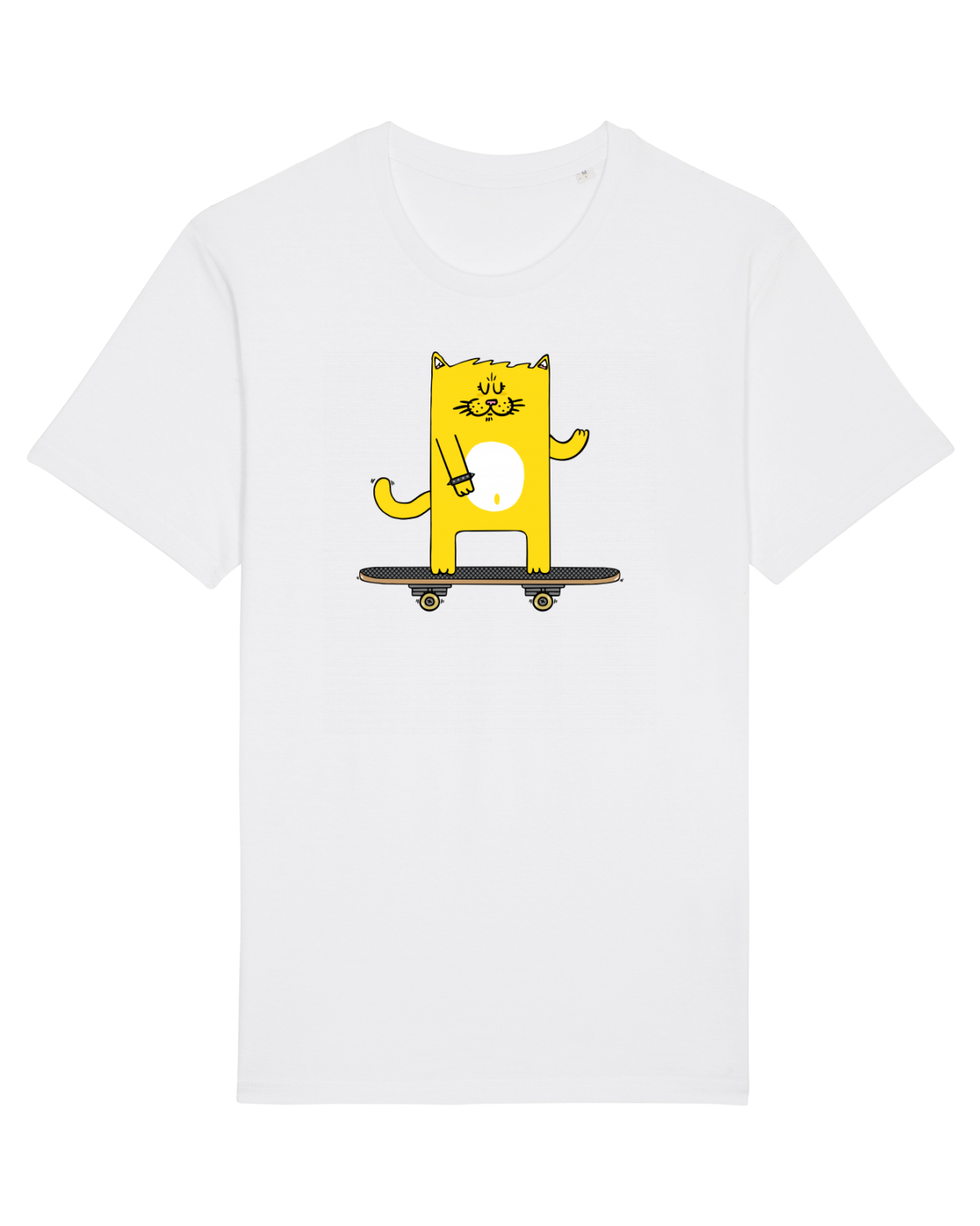 Tricou mânecă scurtă Unisex Rocker White