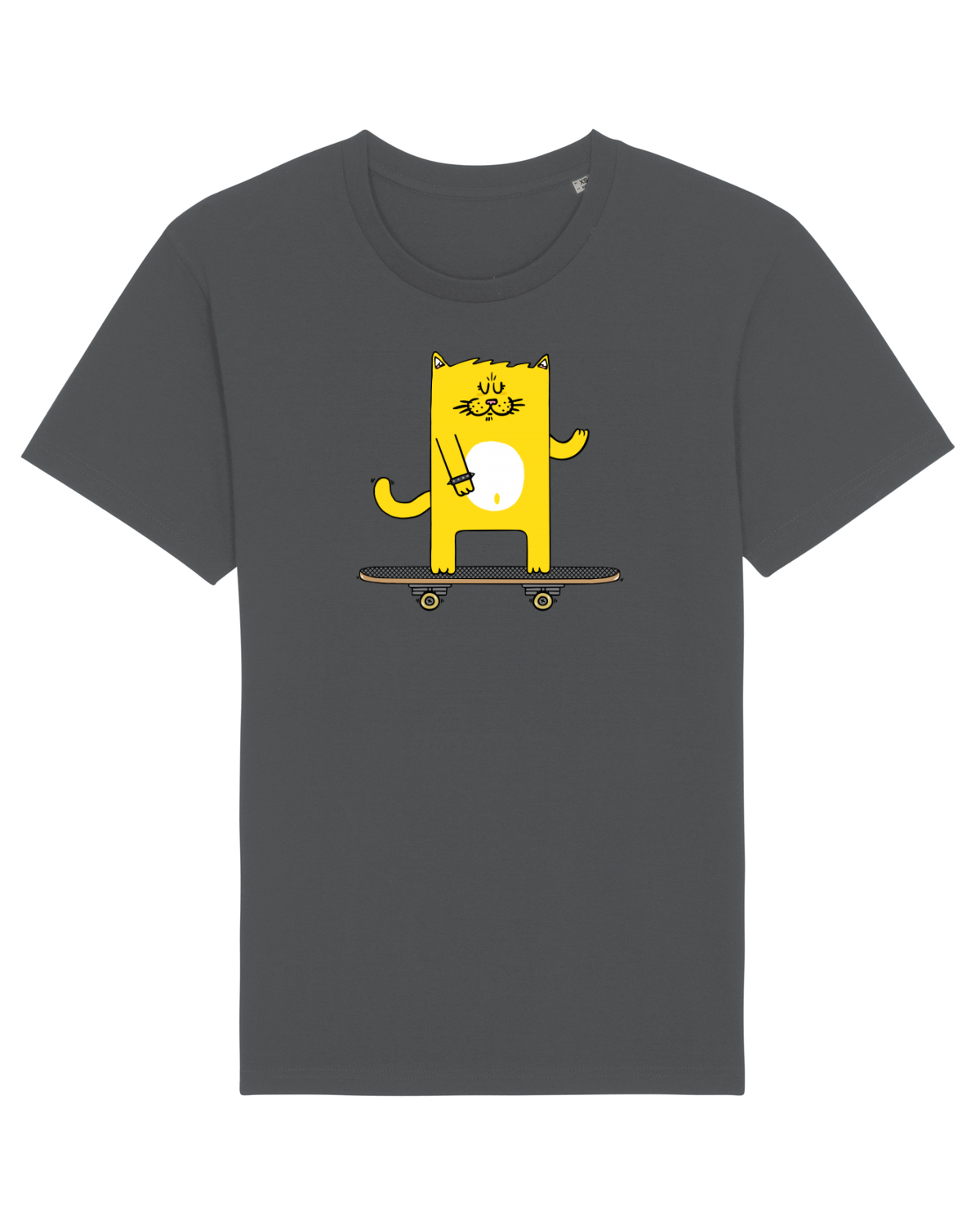 Tricou mânecă scurtă Unisex Rocker Anthracite