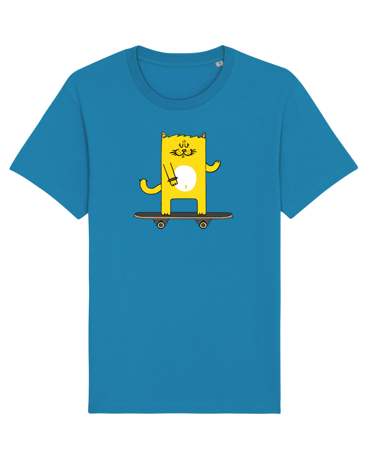 Tricou mânecă scurtă Unisex Rocker Azur
