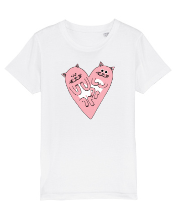 Cat heart White