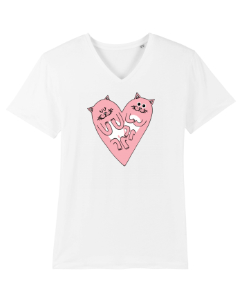 Cat heart White